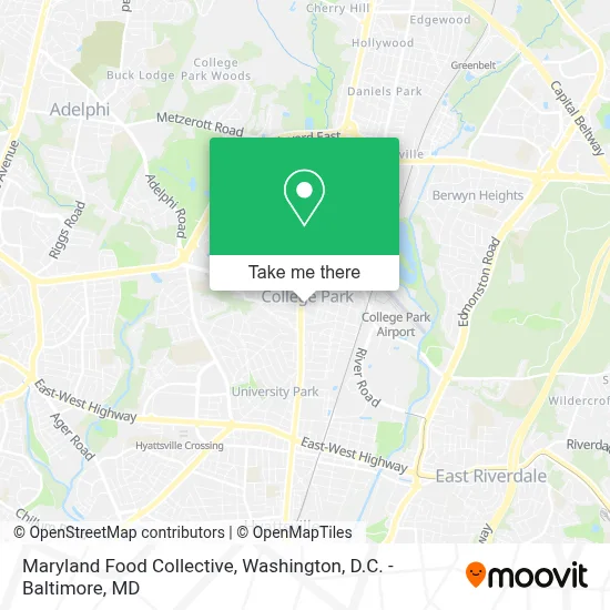 Maryland Food Collective map