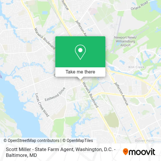 Scott Miller - State Farm Agent map