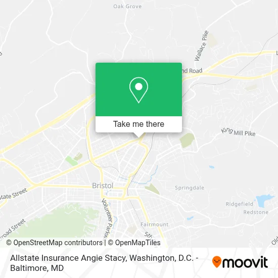 Allstate Insurance Angie Stacy map