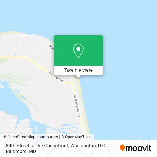 84th Street at the Oceanfront map