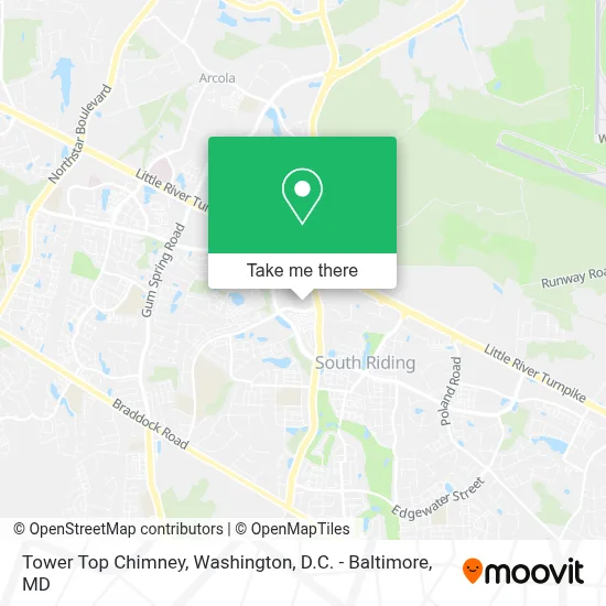 Tower Top Chimney map