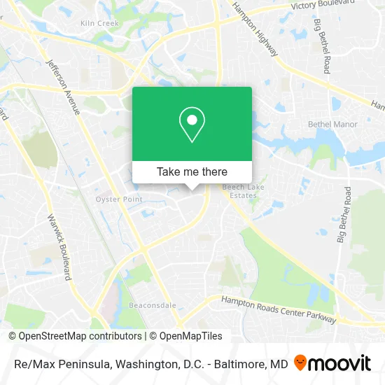 Re/Max Peninsula map