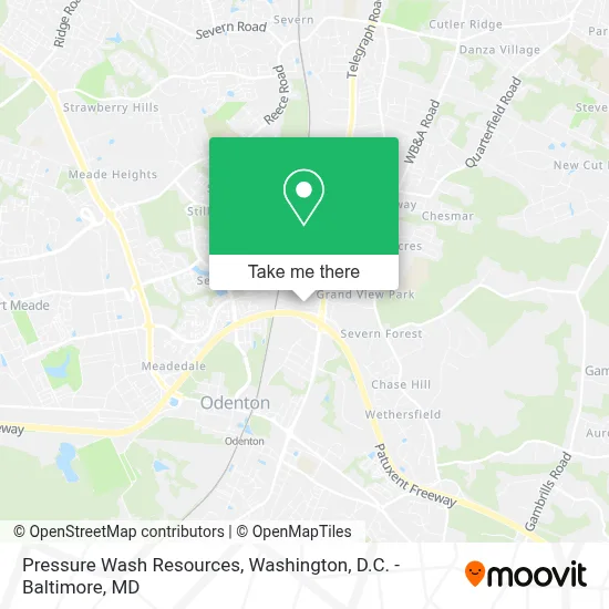 Pressure Wash Resources map
