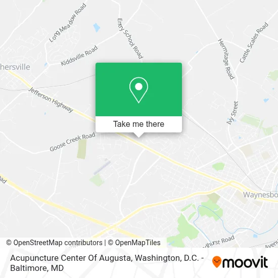 Acupuncture Center Of Augusta map
