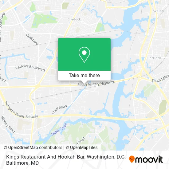Kings Restaurant And Hookah Bar map