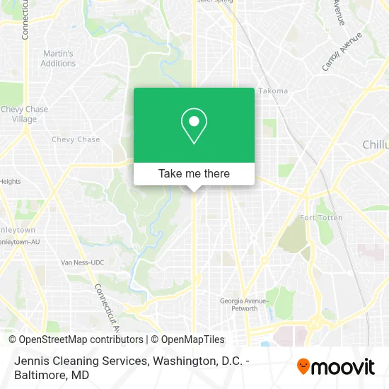 Jennis Cleaning Services map