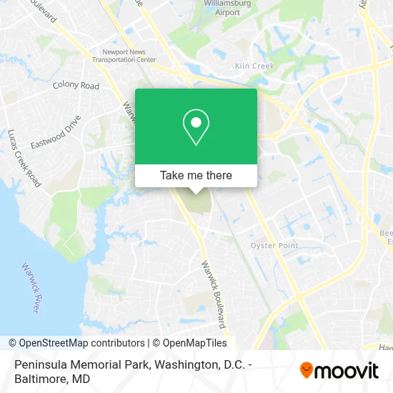 Peninsula Memorial Park map