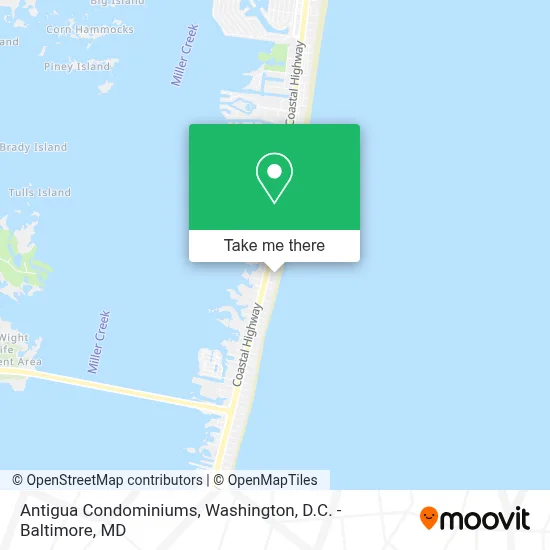Antigua Condominiums map