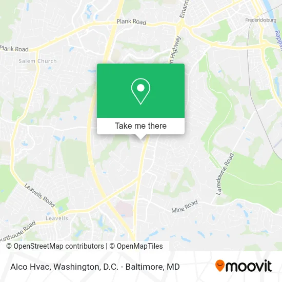 Alco Hvac map