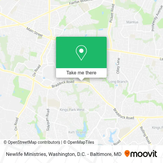 Newlife Ministries map