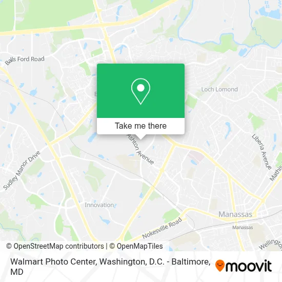 Walmart Photo Center map