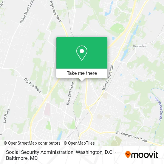 Social Security Administration map