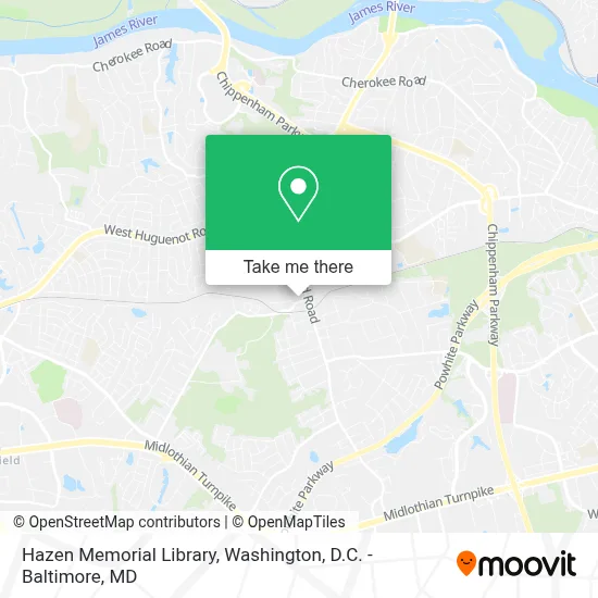 Hazen Memorial Library map