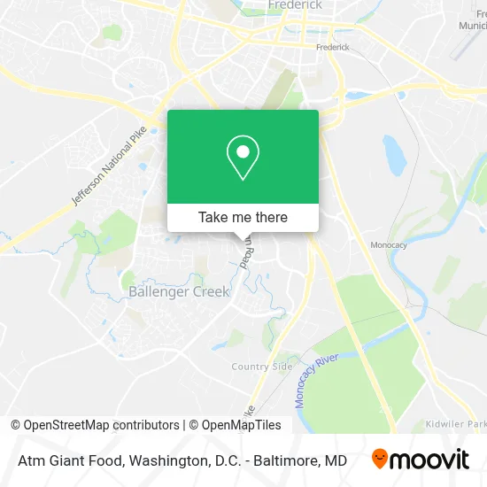 Atm Giant Food map