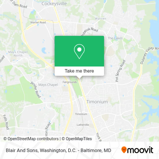 Blair And Sons map
