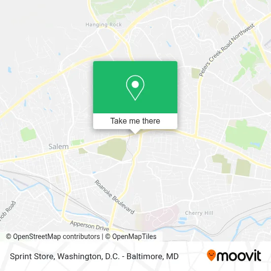 Sprint Store map