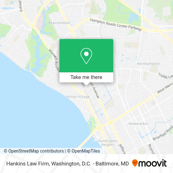 Hankins Law Firm map