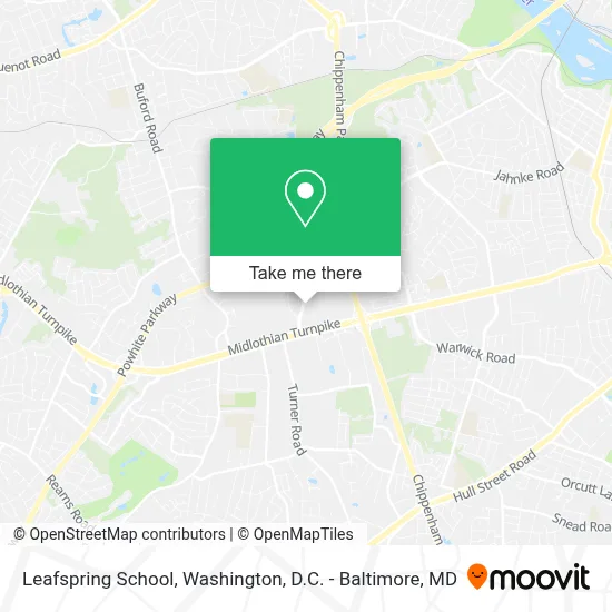 Leafspring School map