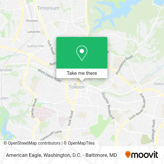 American Eagle map