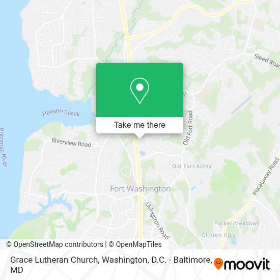 Grace Lutheran Church map