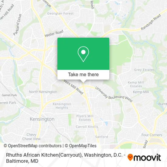 Rhuths African Kitchen(Carryout) map