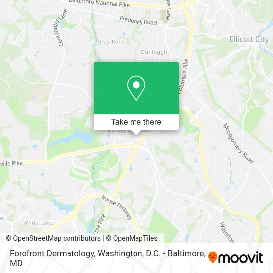 Forefront Dermatology map