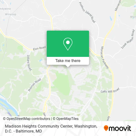Madison Heights Community Center map