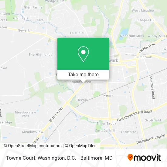 Towne Court map