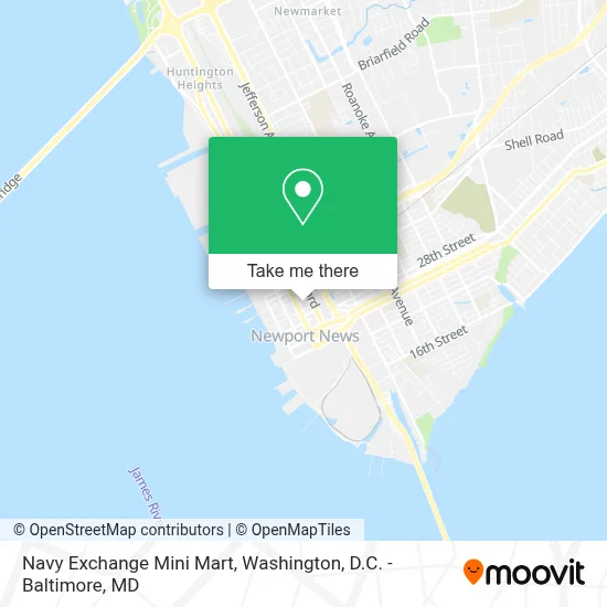Navy Exchange Mini Mart map