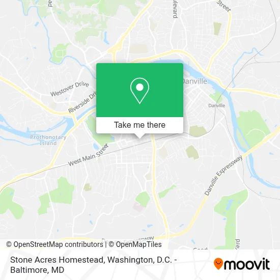 Stone Acres Homestead map