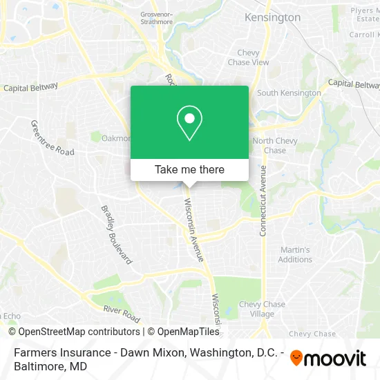 Farmers Insurance - Dawn Mixon map