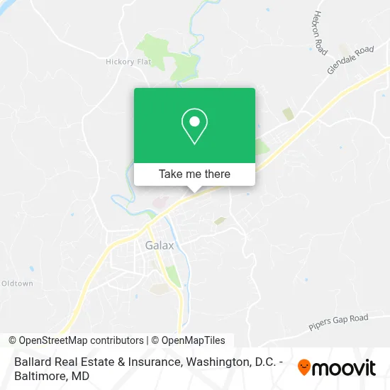 Ballard Real Estate & Insurance map
