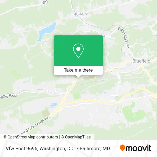 Vfw Post 9696 map