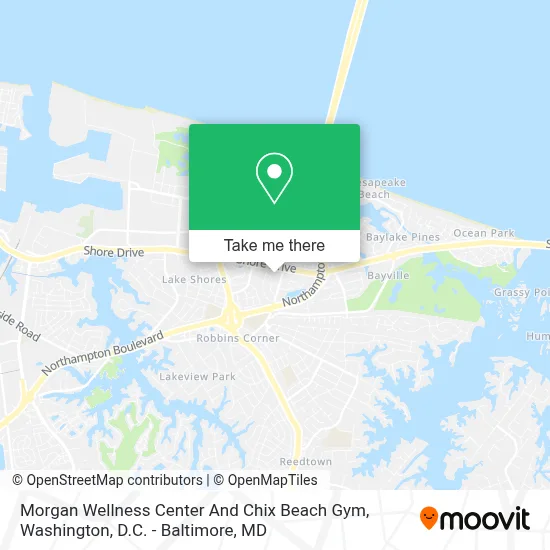 Morgan Wellness Center And Chix Beach Gym map