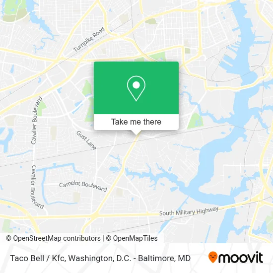 Taco Bell / Kfc map