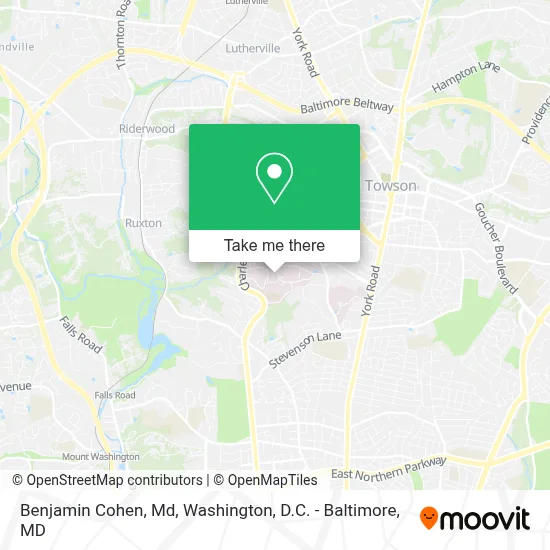 Benjamin Cohen, Md map
