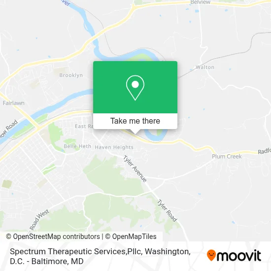 Spectrum Therapeutic Services,Pllc map