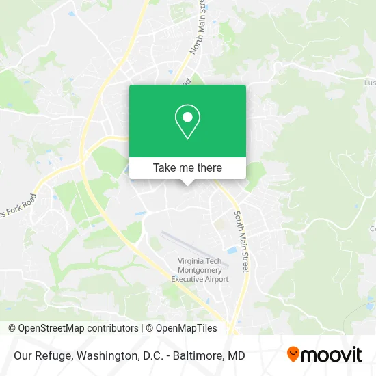 Our Refuge map