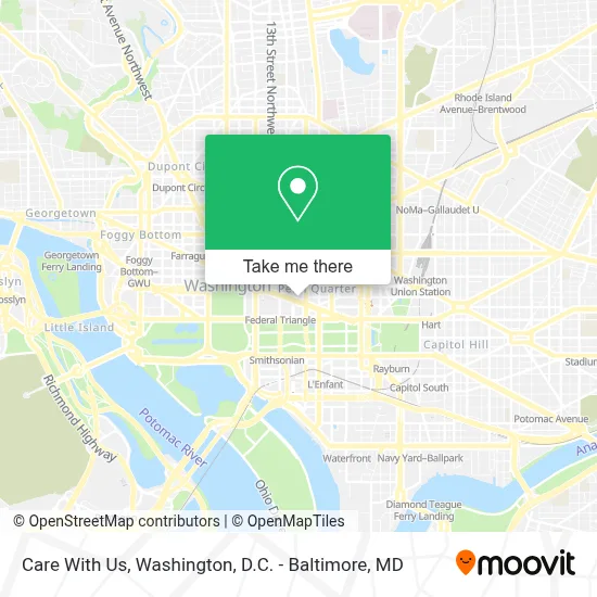 Care With Us map