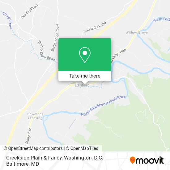Creekside Plain & Fancy map