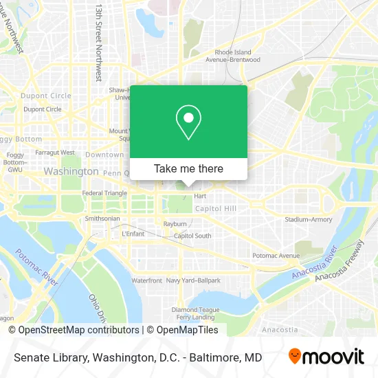 Senate Library map