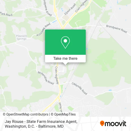 Jay Rouse - State Farm Insurance Agent map