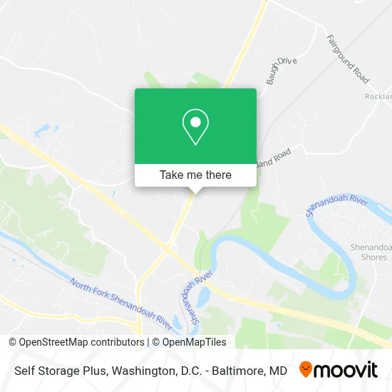 Self Storage Plus map