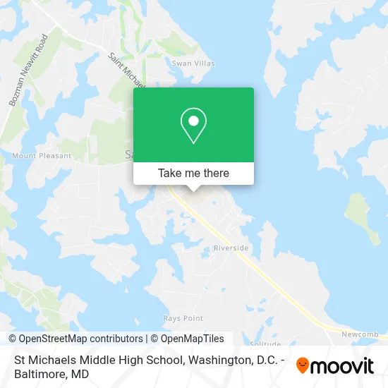 St Michaels Middle High School map