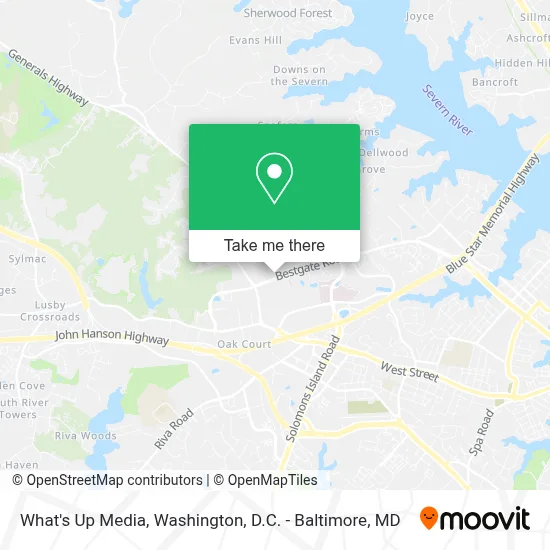 What's Up Media map