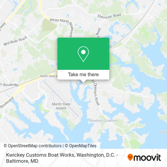 Kwickey Customs Boat Works map