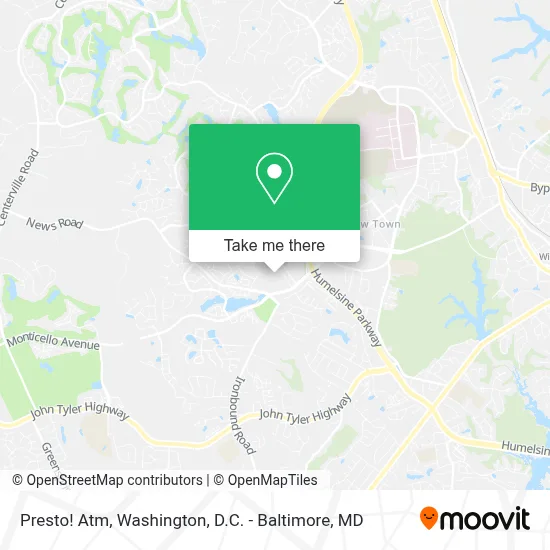 Presto! Atm map