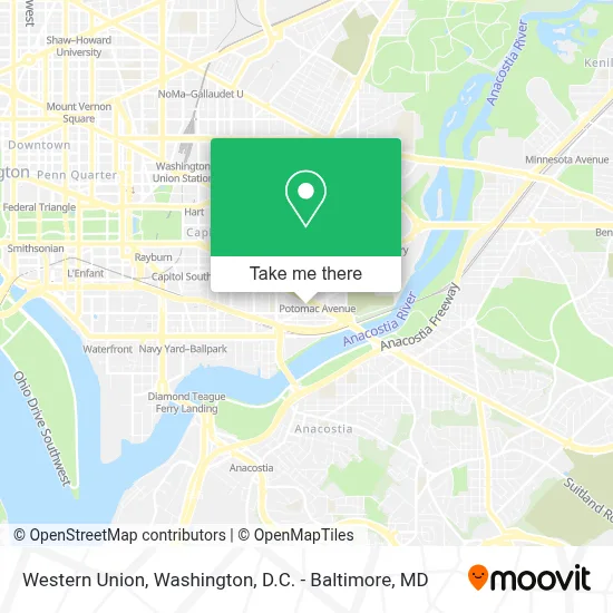 Western Union map