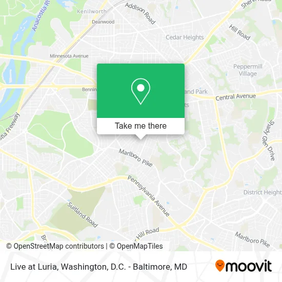 Live at Luria map