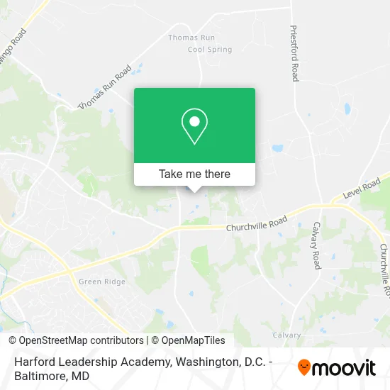 Harford Leadership Academy map